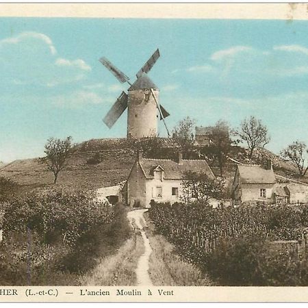 누와예-쉬르-셰르 Le Moulin De La Motte Baudoin 빌라 외부 사진